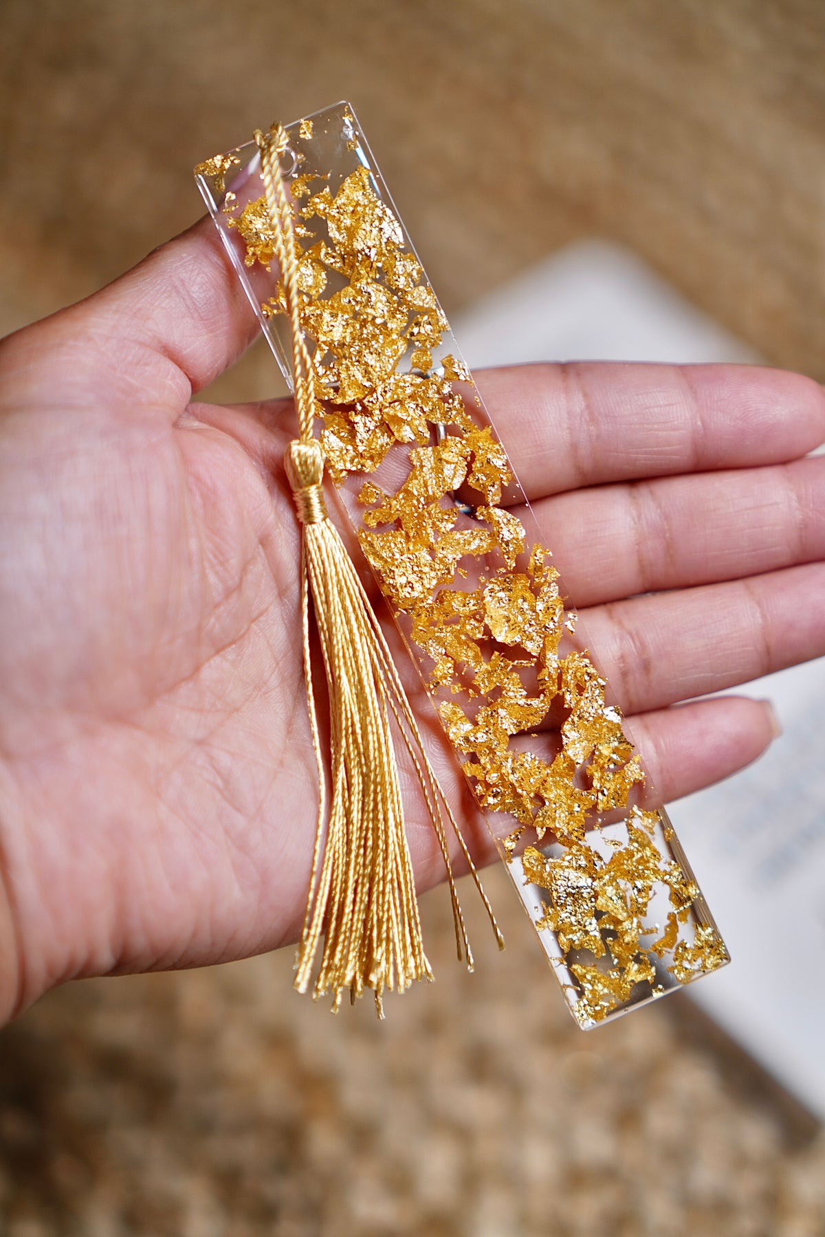 Resin Writing Pen & Bookmark Set