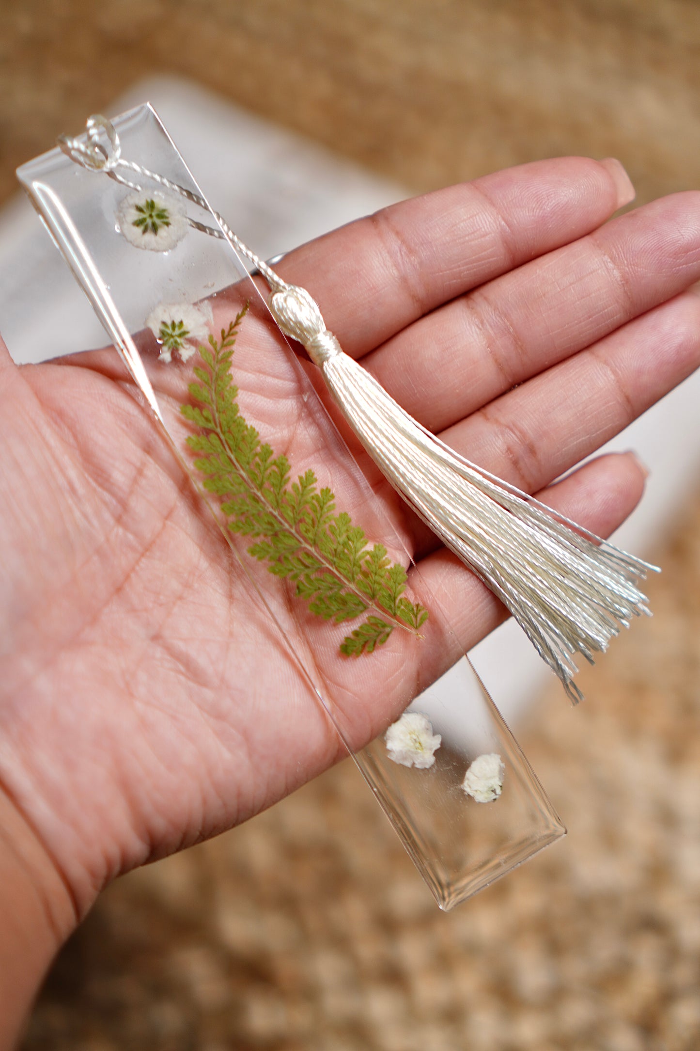 Resin Writing Pen & Bookmark Set
